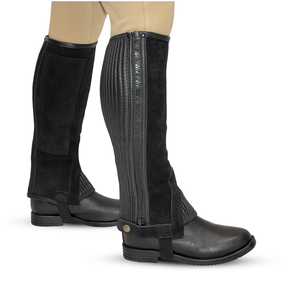 Equileisure Suede Leather Chaps Regular Length Adults